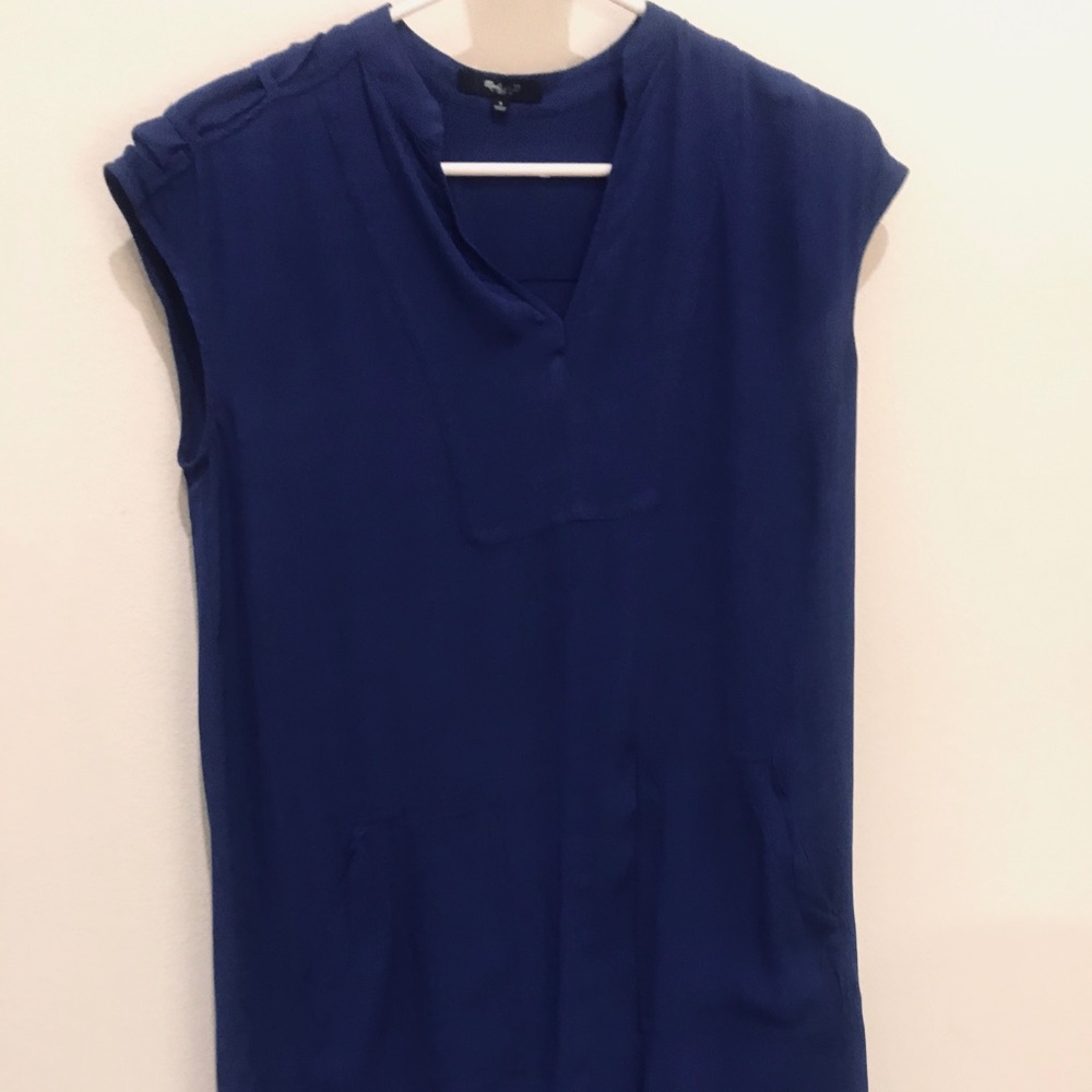 Madewell 1937 blue dress with pockets